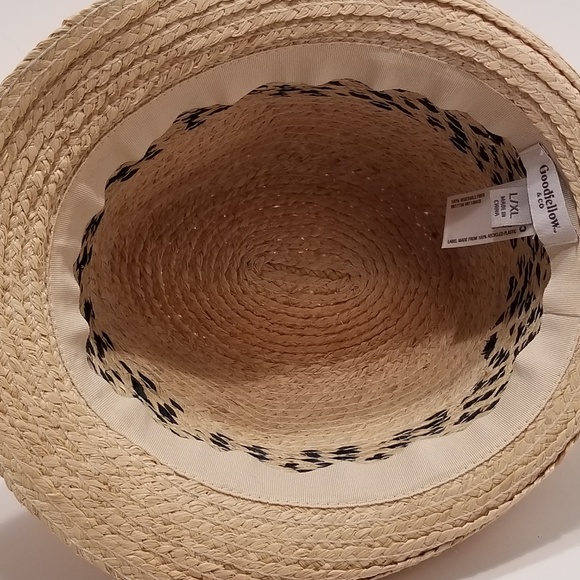 Raffia Straw Fedora Hat - Goodfellow & Co - Picture 4 of 4